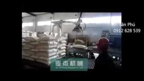 Máy xếp pallet tự động máy đóng bao tự động- 0912628539