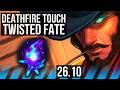 TWISTED FATE vs LEBLANC (MID) | Deathfire Touch | KR Master | 26.10
