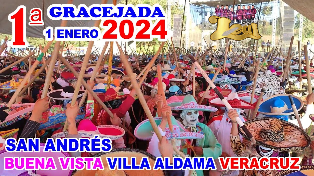 GRACEJADA en San Andrés Buena Vista  1 DE ENERO 2024 Y EL GRUPO LEAL.
