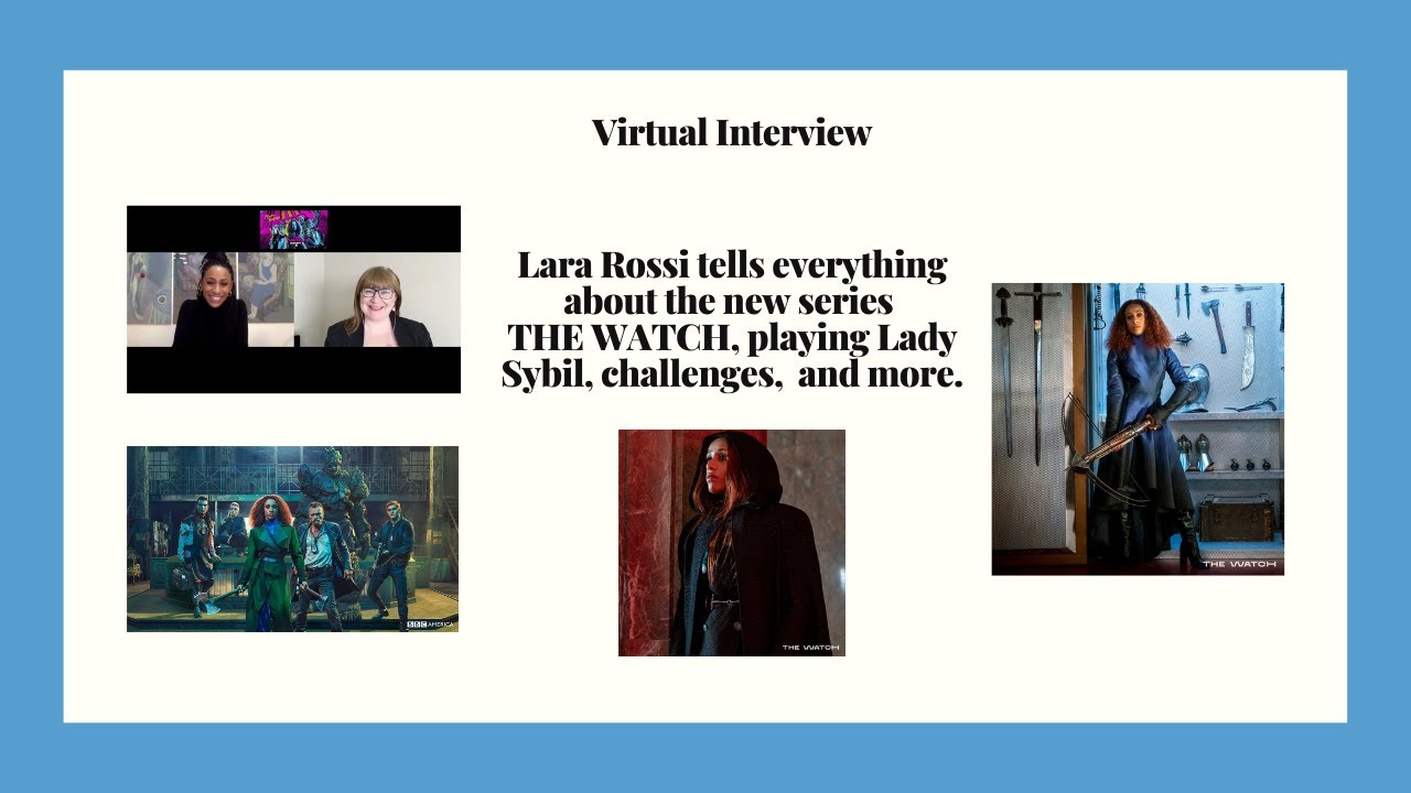 THE WATCH - Lara Rossi on playing Lady Sybil, challenges and more on BBC America's new series