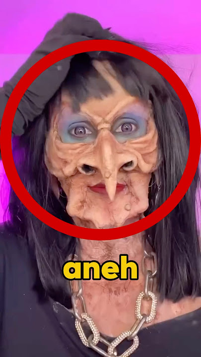 Viral Ada Wanita Berwajah Penyihir