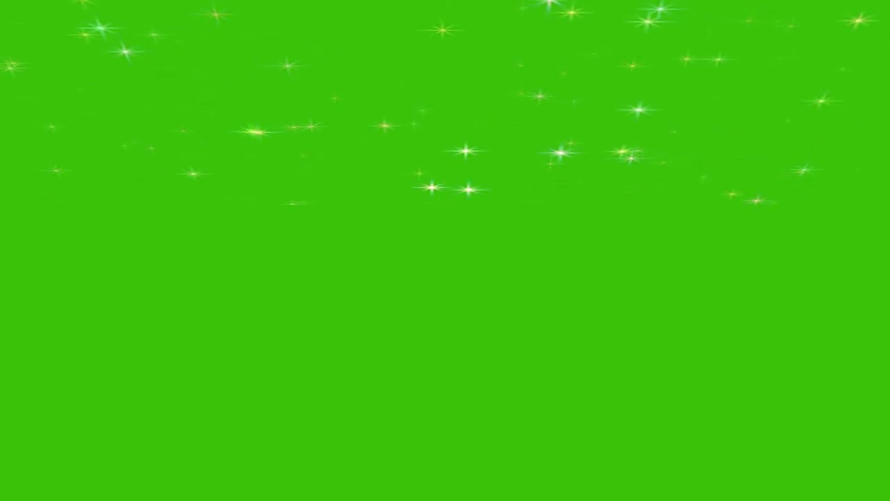 Star Sky Blinking Green Screen  Free VFX Overlay No copyright