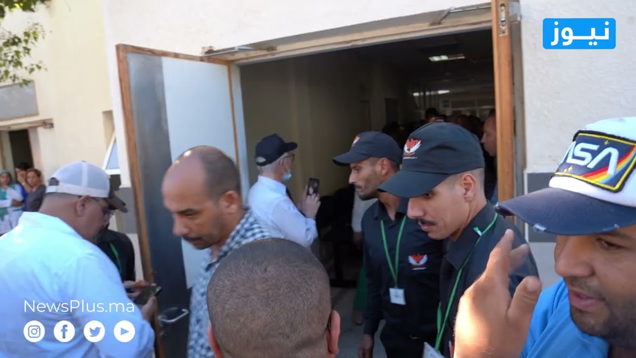 قربالة بمستشفى لالة عائشة بتمارة أثناء زيارة وزير الصحة و مواطنون يصرخون 