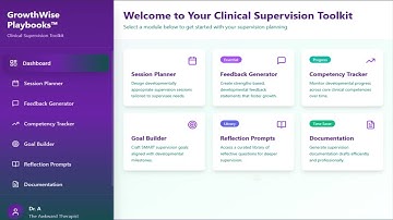 CLINICAL SUPERVISOR TOOLKIT