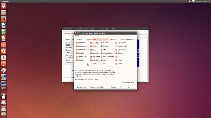 How To Install XScreenSaver On Ubuntu 14.04