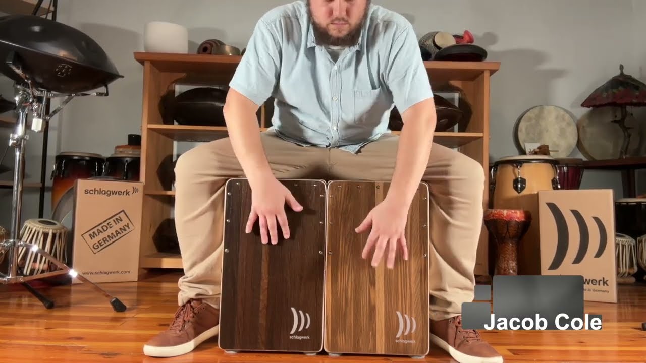 Schlagwerk - Double Dark Oak 2inOne SoftTouch Cajon Demo!