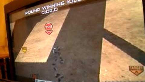 Mw2- awesome throwing knife skill shot!