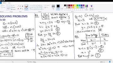 Class 10 Solving Problems Ex 6D (part 1 of 2)