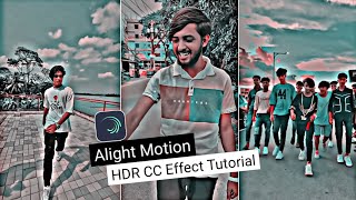 HDR & Brown Color Video Editing in Alight Motion.Sanjay Tech screenshot 4