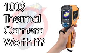 100$ Thermal Camera With 32x32 Pixel. HTi HT02D Unboxing And Test