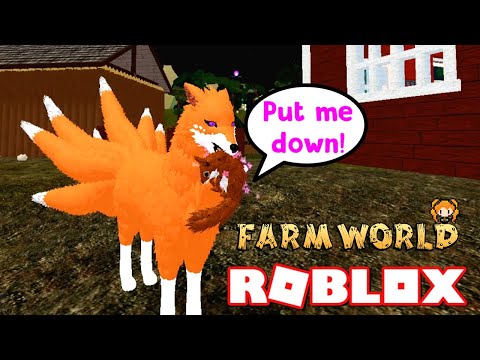 Roblox Farm World Squirrel Kidnapped By Kitsune Special Vs Rare Vs Common Animals Vs Game Pass Youtube - farm world showcase roblox