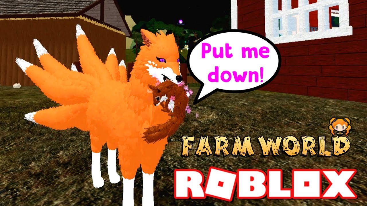 Roblox Farm World Squirrel Kidnapped By Kitsune Special Vs Rare Vs Common Animals Vs Game Pass Youtube - farm world roblox creatures ranks