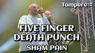Five Finger Death Punch - Sham Pain @Tampere🇫🇮 July 8, 2022 LIVE HDR 4K