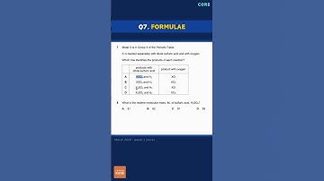 IGCSE Chemistry - Multiple Choice (2025) A* exam prep! #chemistry #exams #revision
