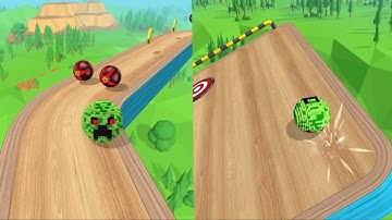 Going Balls Gameplay - Walkthrough Level #136   (Android, iOS)