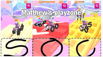 SCRIBBLE RIDER Gameplay - Voodoo Game (iOS, Android)