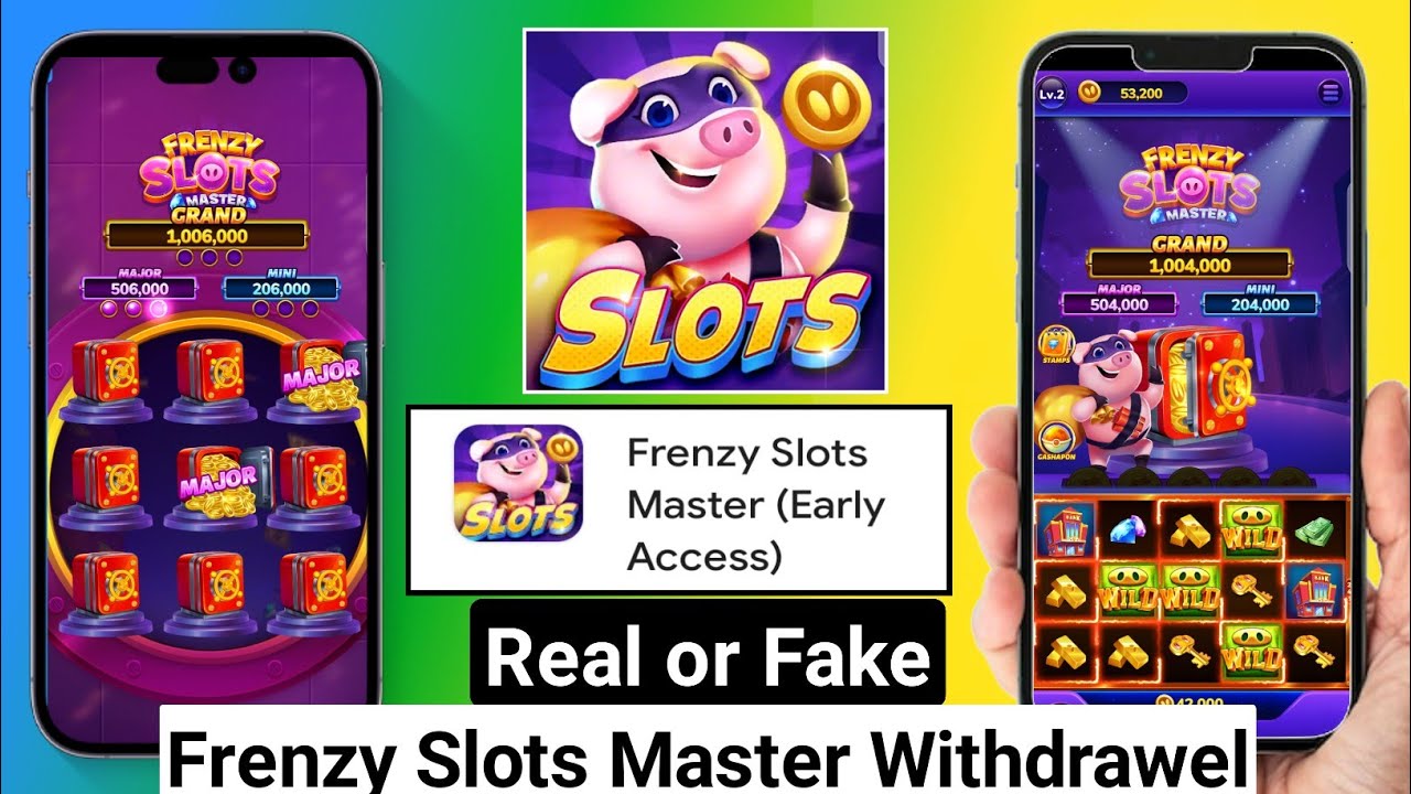 FRENZY SLOTS MASTER PAGA MESMO? COMO GANHAR DINHEIRO NO APLICATIVO