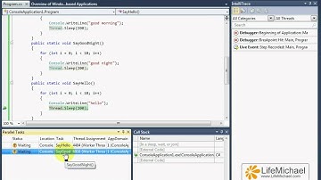 Visual Studio 2010 Parallel Task Window