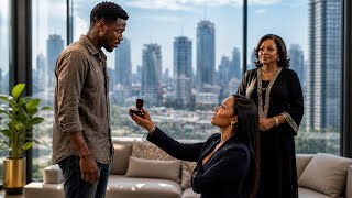 Poor  Guy  Saves Old Lady Unaware She Is a Billionaire And Her Beauty CEO Daughter Proposes To Him 