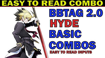BBTAG HYDE BEST BASIC COMBOS - EASY TO READ COMBO INPUTS - EASY TO ADVANCE - ZEPHELA