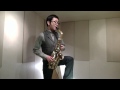 Bach cello suite1 1prelude  by alto saxophone original key 