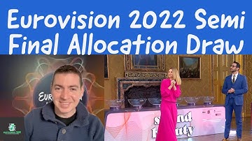 Eurovision 2022 Semi Final Allocation Draw