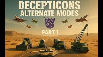 Decepticons G1: Alternate Modes Come to LIFE! (Part 1) #transformers