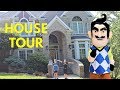 Nerf Battle:  Payback Time Squad House Tour (Hello Neighbor Is In Our House)