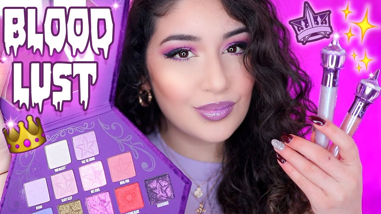 JEFFREE STAR BLOOD LUST PALETTE AND GLOSSES REVIEW, SWATCHES & DEMO ...