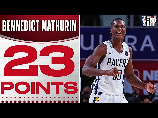 🏆Bennedict Mathurin knocks down the buzzer beater 3️⃣🏆 #NBA