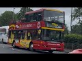 City Tours Belfast Scania Omnicities YT59 SFX and YT55 RYO Passing Each Other