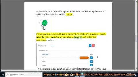 Install LiveChat on OpenCart