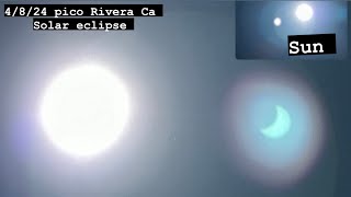 (43) 4/10/24 Solar eclipse in California! by mikey Rios 16 views 1 month ago 4 minutes, 36 seconds