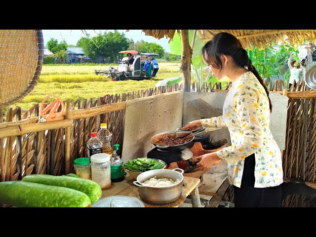 Pork Stew With Vietnamese Fermented Shrimp Paste for Rice Harvest Day | Quynh Que class=