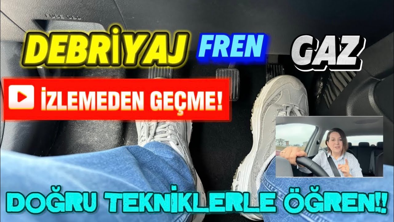 MANUEL ARABA NASIL KULLANILIR? DEBRİYAJ KULLANIMI. #arabanasılkullanılır #direksiyondersi