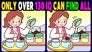 【Find the difference】Only Over 130 IQ Can Find All! / Fun Challenge【Spot the difference】440