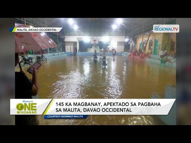 One Mindanao: 145 ka magbanay, apektado sa pagbaha sa Malita, Davao Occidental class=