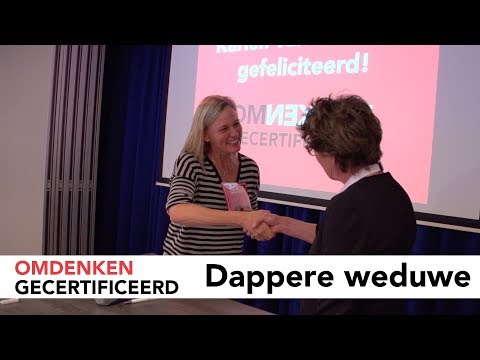 Omdenken Gecertificeerd: dappere weduwe