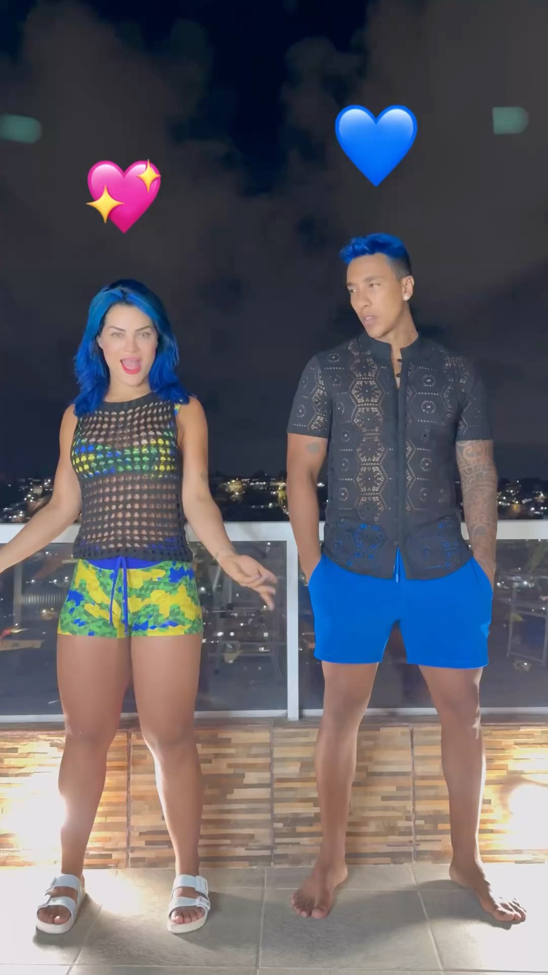 Rosa ou Azul? ?? @ApolloSant #dance #entretenimento