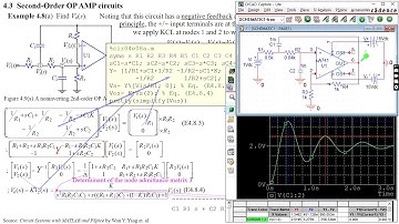 MATLAB Analysis and PSpice Simulation of an OP amp Circuit