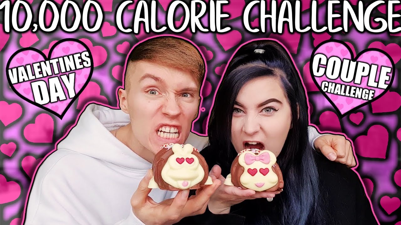 COUPLES 10,000 CALORIE CHALLENGE | EPIC CHEAT DAY - YouTube