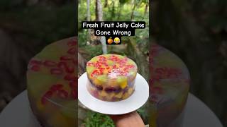 Jelly Cake Loaded with Fresh Fruits | Parenting Hack Failed Successfully 🤣| Tamil Homebaker
