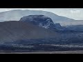 Volcano and Fagradalsfjall Mountains