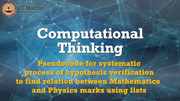 Pseudocode for systematic process of hypothesis verification to find relation between Mathematics...