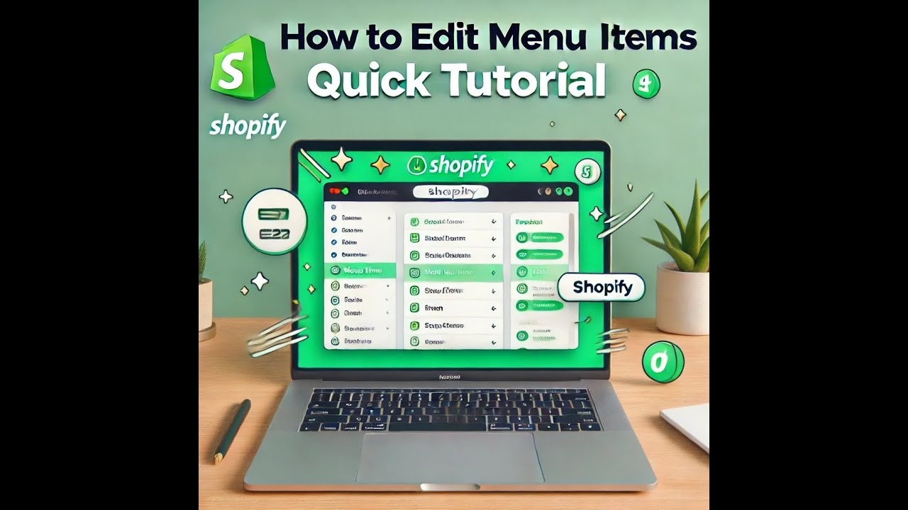 How to Edit Menu Items on Your Shopify Store | Quick Tutorial - YouTube