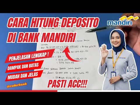 Cara Hitung Deposito di Bank Mandiri