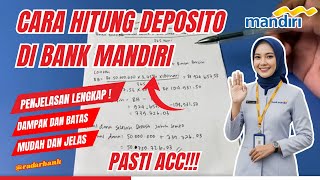 Cara Hitung Deposito di Bank Mandiri