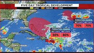 Tropical moisture could reach Central Florida by Election Day