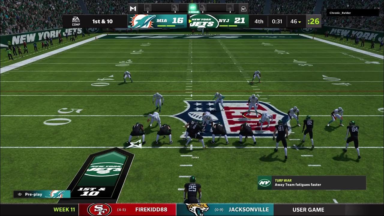 Dolphins vs Jets Madden 22 Next Gen YouTube CFM PS5 Gameplay - YouTube
