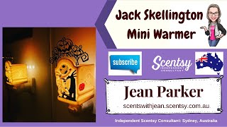 Jack Skellington Mini Warmer Independent Scentsy Consultant, Sydney Australia 🇦🇺